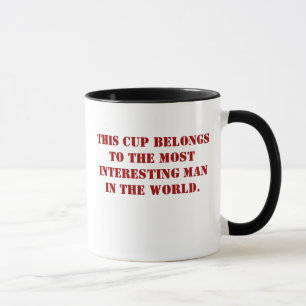 Tasse d'homme d'Interesing