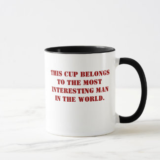 Tasse d'homme d'Interesing