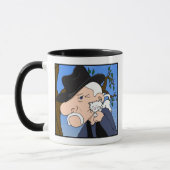 Tasse "d'homme fol de chat" (Gauche)