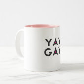 Tasse d'HOMOSEXUEL de YAY ! (Devant gauche)