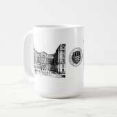 Tasse d'hôpital de Middlesex (noir et blanc) (Devant gauche)