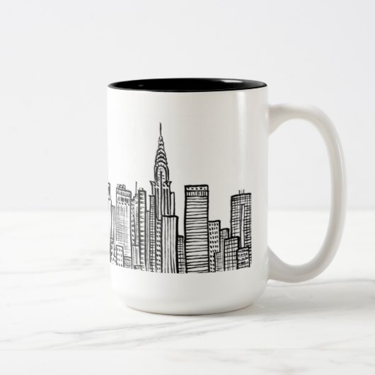 Tasse d'horizon de New York (Droit)