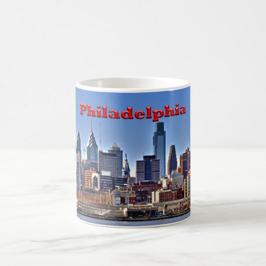 Tasse d'horizon de Philadelphie "HDR" (Centre)
