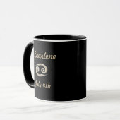 Tasse d'horoscope de Cancer (Devant gauche)