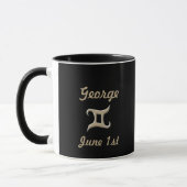 Tasse d'horoscope de Gémeaux (Gauche)