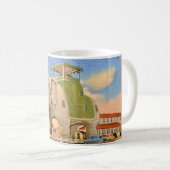Tasse d'hôtel éléphant vintage (Devant droit)