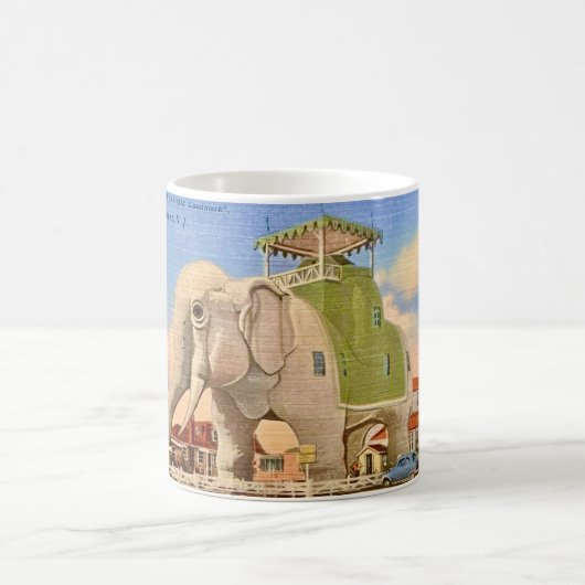 Tasse d'hôtel éléphant vintage (Centre)