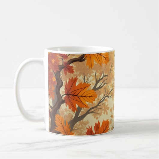 Tasse d'humeur d'automne (Gauche)