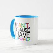 Tasse d'humour d'arts du spectacle (Devant gauche)