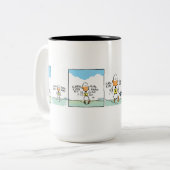 Tasse d'humour d'aviation de canard de tintement (Devant gauche)