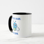 Tasse d'humour de codage (Devant gauche)