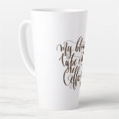 Tasse d'humour de Latte de Café (Angle gauche)