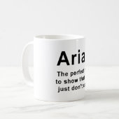 Tasse d'humour de police d'Arial (Devant gauche)