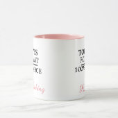 Tasse d'humour de professeur de danse (Centre)