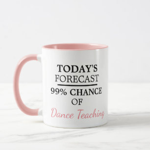 Tasse d'humour de professeur de danse