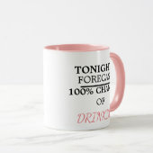 Tasse d'humour de professeur de danse (Devant droit)