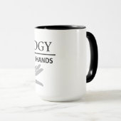 Tasse d'humour d'urologie (Devant droit)