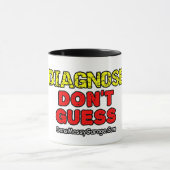 Tasse Diagnostique. Ne devinez pas (Centre)