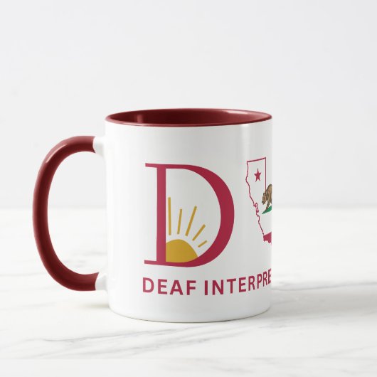 Tasse DIC5 marron 15 oz (Gauche)