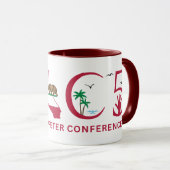 Tasse DIC5 marron 15 oz (Devant droit)