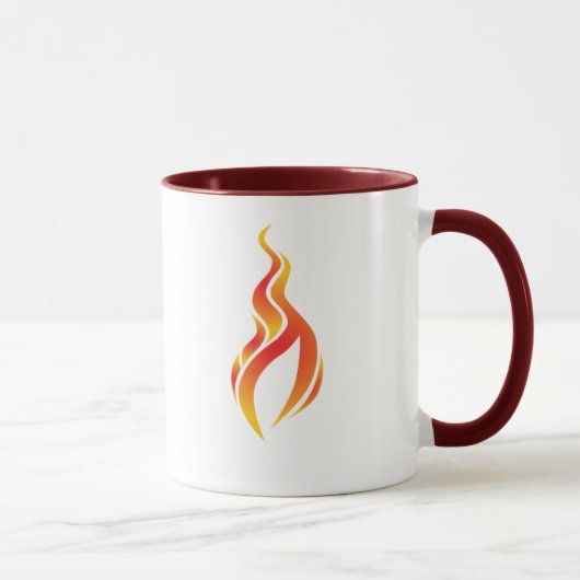 Tasse d'icône de flamme (Droite)
