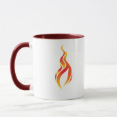 Tasse d'icône de flamme (Gauche)