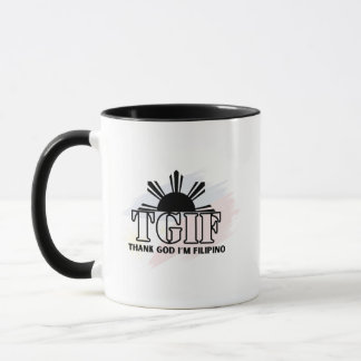 Tasse « Dieu merci, je suis philippin » Fière épin