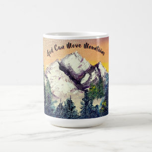 Tasse Dieu Peut Déplacer Des Montagnes