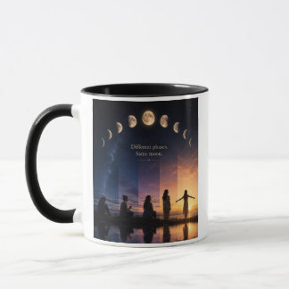 Tasse Différentes phases, même lune