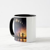 Tasse Différentes phases, même lune (Devant gauche)