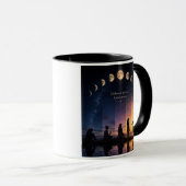 Tasse Différentes phases, même lune (Devant droit)
