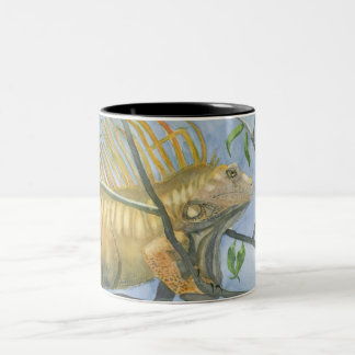 Tasse d'iguane d'or