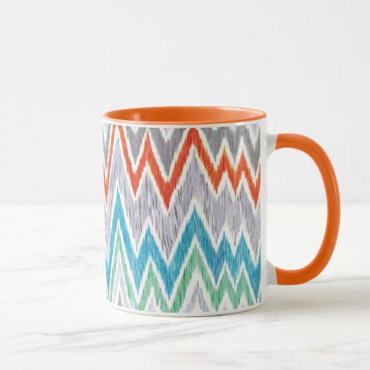 Tasse d'Ikat d'automne (Droite)
