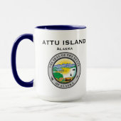 Tasse d'île d'Alaska* Attu (Gauche)