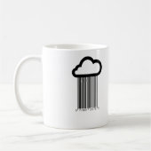 Tasse d'illustration de nuage de code barres (Gauche)