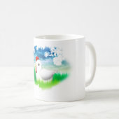 Tasse d'illustration de poulet (Devant droit)