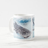 Tasse d'illustration de requin de baleine (Devant gauche)