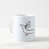 Tasse d'illustration d'un-line de Dachs (Devant gauche)