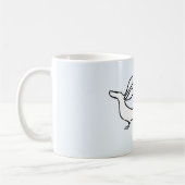 Tasse d'illustration d'un-line de Dachs (Gauche)