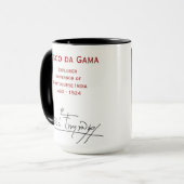 Tasse d'image de Vasco da Gama (Devant gauche)