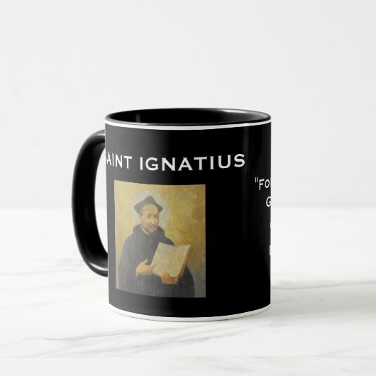 Tasse d'image d'Ignatius de saint (Devant gauche)