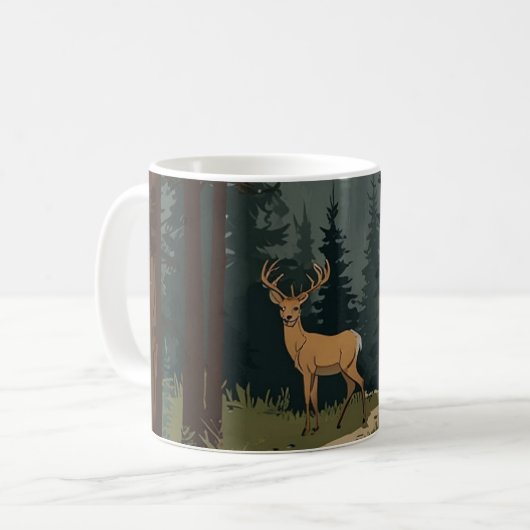 Tasse d'imaginaire forestier (Devant gauche)