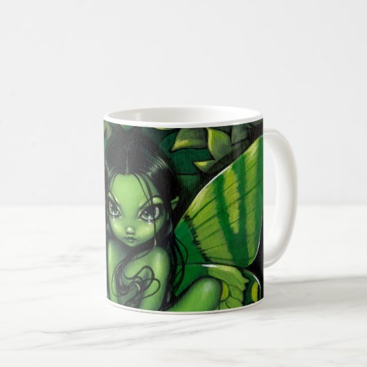 Tasse "d'imaginaire vert de papillon" (Devant droit)