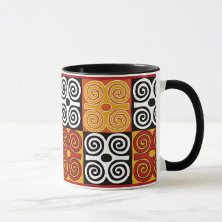 Tasse d'impression d'Adinkra d'Africain de