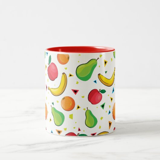 Tasse d'impression d'amusement de fruit frais (Centre)