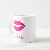 Tasse d'impression de rouge à lèvres (Devant gauche)