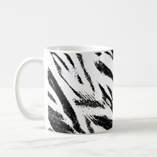 Tasse d'impression de zèbre (Gauche)