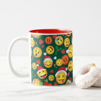 Tasse d'impression d'Emoji de Noël