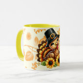 Tasse dinde tournesol  (Devant gauche)