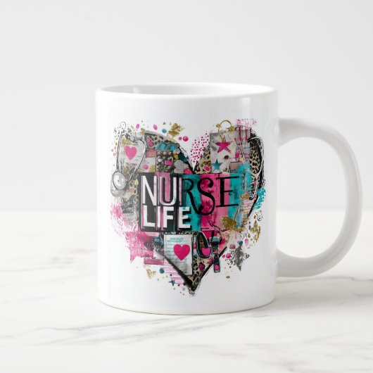 Tasse d'infirmière de la Saint-Valentin en forme d (Droite)